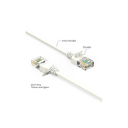 Micropac Technologies 30ft Cat6a Utp Senb Cable 28awg White (C6A-SL-30-WHB)