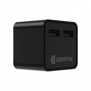 Griffin Dual Universal Wall Charger (GP-122-BLK-NA)