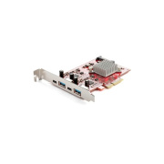 Startech.Com 4-port Usb Pcie Card - 10gbps Usb Pci Express Expansion Card W/ 2 Controllers - 2x Usb-c & 2x Usb-a Ports (usb 3.2/3.1 Gen 2) - Usb/usb-c Pci-e Card - (PEXUSB312A2C2V)