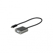 Startech.Com Usb C To Vga Adapter - 1080p Usb Type-c To Vga Dongle - Usb-c To Vga Monitor/display Video Converter - Thunderbolt 3 Compatible - 12inch Attached Cabl (CDP2VGAEC)