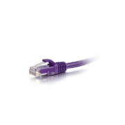 C2G 7ft Cat6a Snagless Utp Cable-purple (50823)