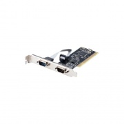 Startech.Com 2-port Pci Rs232 Serial Adapter Card - Pci Serial Port Expansion Controller Card - Pci To Dual Serial Db9 Card - Standard (installed) & Low Profile (PCI2S5502)