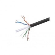 Monoprice Cat6 Ethernet Bulk Cable - Solid_ 550mhz_ Utp_ Cmr_ Riser Rated_ Pure Bare Copper Wire_ 23awg_ No Logo_ 1000ft_ Black (ul) (41357)