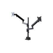 Startech.Com Desk Mount Dual Monitor Arm - Full Motion Monitor Mount For 2x Vesa Displays Up To 32inch - Vertical Stackable Arms - Height Adjustable/articulating (ARMDUALPIVOT)