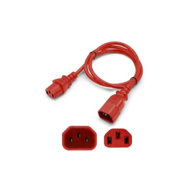 Add-On 6ft C13/c14 Pwr Cbl 100-250v 10a Rd (ADD-C13P2C14P18AWG6FTRD)