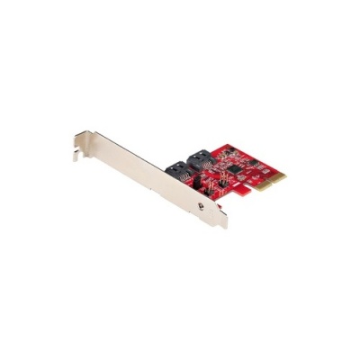 Startech.Com - 2 Port 6gbps Expansion - Full/low Profile - Pci Express Adapter/controller - Asm1062r Raid - Converter (2P6GR-PCIE-SATA-CARD)