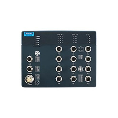 B+B Smartworx 8fe Poe + 4ge W/o Bp Train Switch (EKI-9512E-4GMPX-AE)
