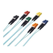 Accu-Tech Lc (keyed D Yellow) To Lc (keyed D Yellow) Singlemode Duplex Patch Cord, 1.6mm Jacketed Cable (one Duplex Keyed Lc Connector On Each End) 9/125m. (F9E10D-10DM10)