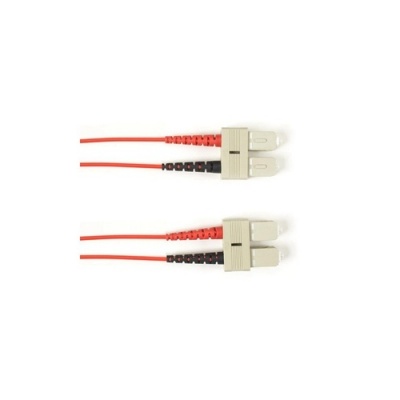 Black Box 50 Mm Fo Patch Cable Duplx, Lszh, Red, Scsc (FOLZH50-003M-SCSC-RD)
