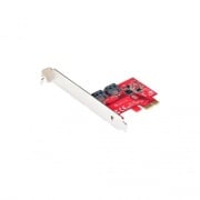 Startech.Com - 2 Port Expansion - 6gbps - Full/low Profile Bracket - Pci Express To Adapter/controller - Asm1061 Non-raid (2P6G-PCIE-SATA-CARD)