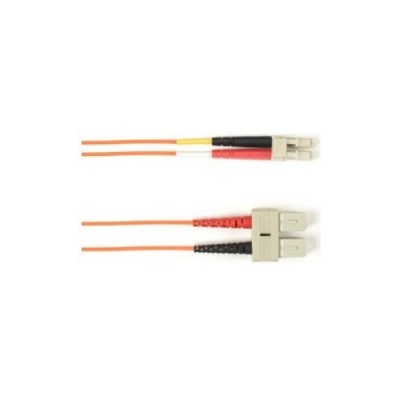 Black Box Om4 Mm Fo Patch Cable Duplx, Lszh, Orange, Sclc (FOLZHM4-030M-SCLC-OR)